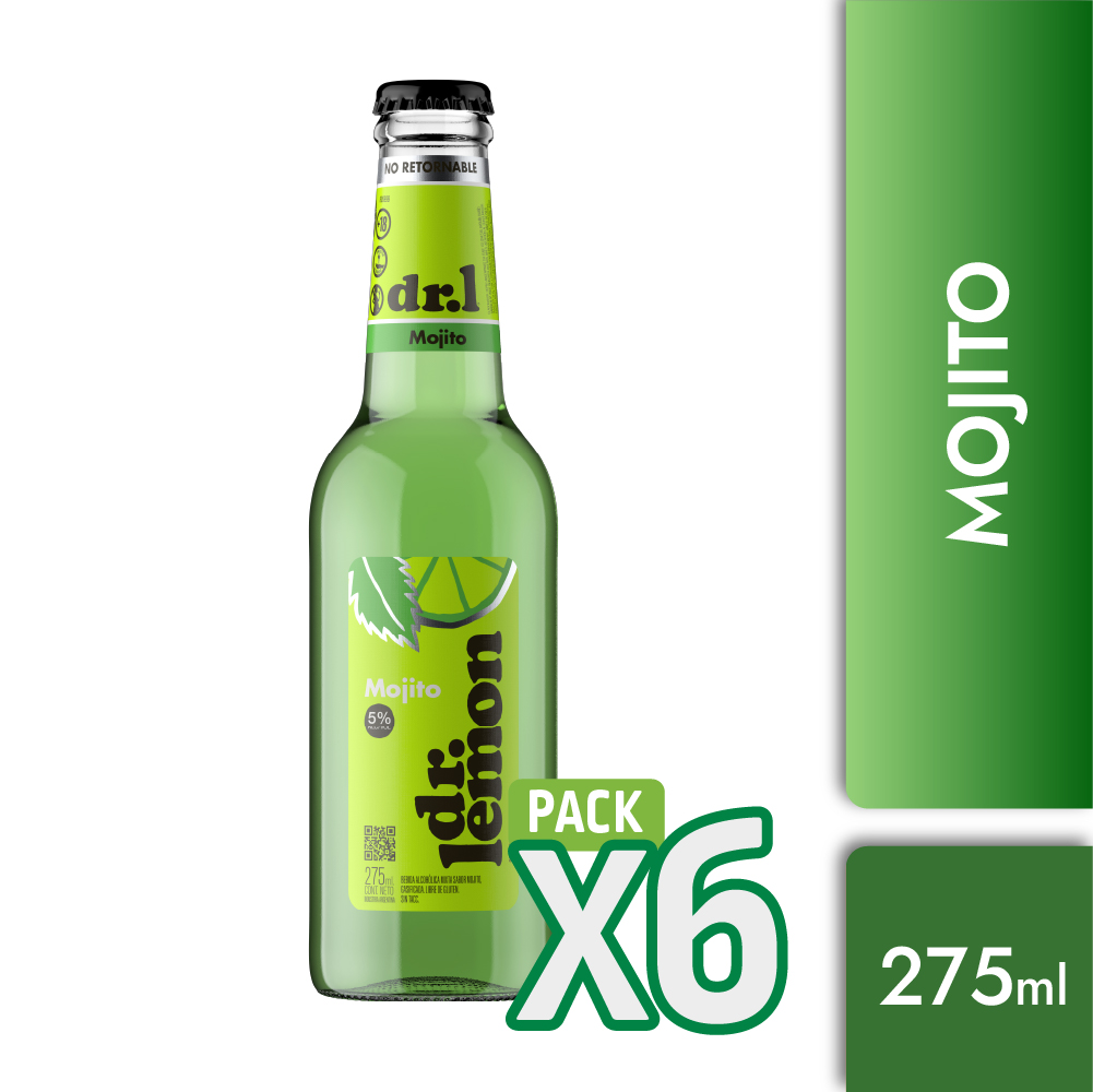 Dr. Lemon Mojito 275ml - Pack x6