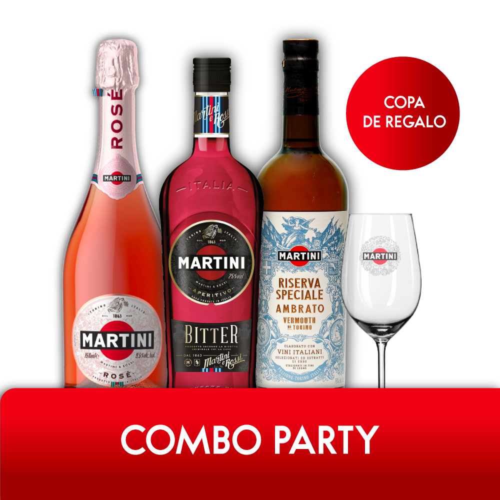 Combo Party + Copa Martini de Regalo