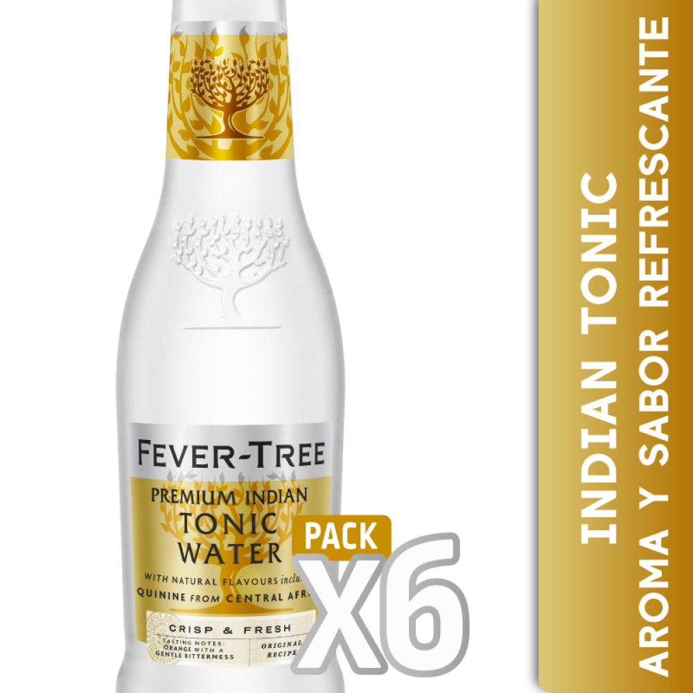 Fever Tree Indian Tonic 200ML x6