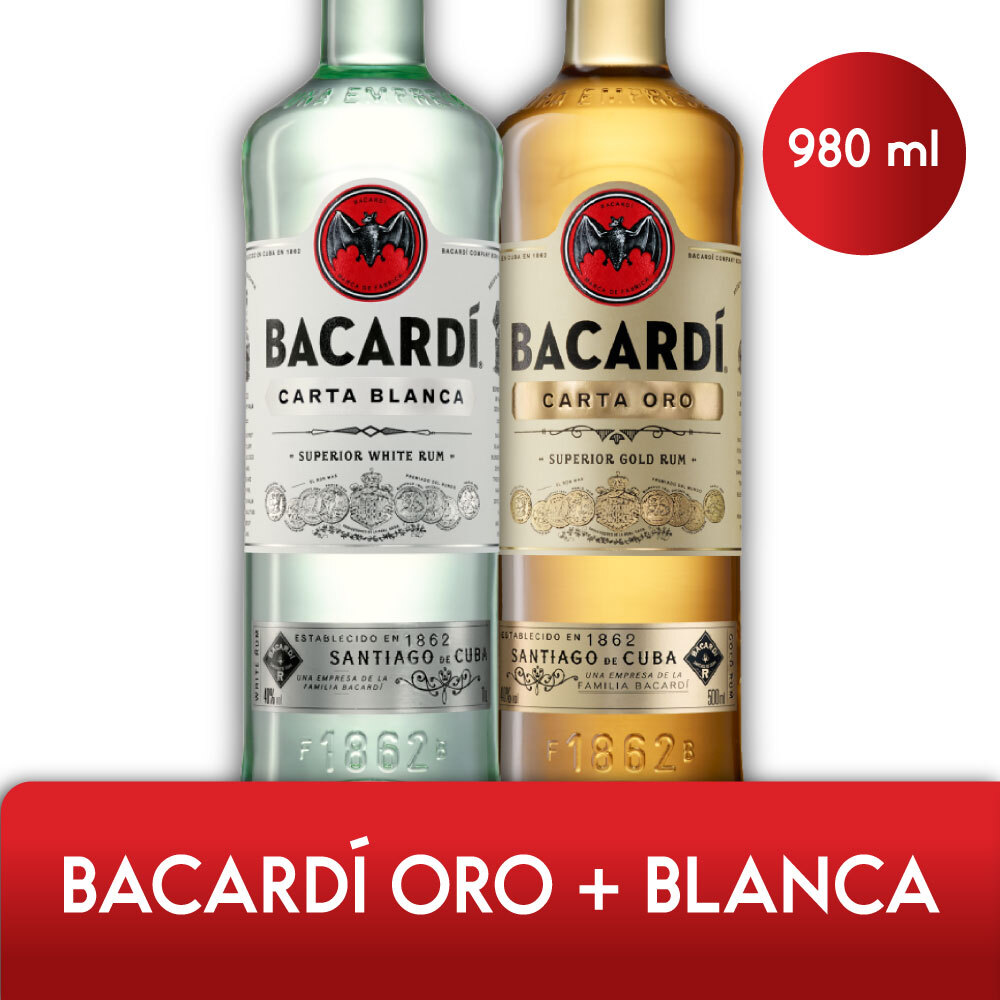 Bacardí Oro + Blanca